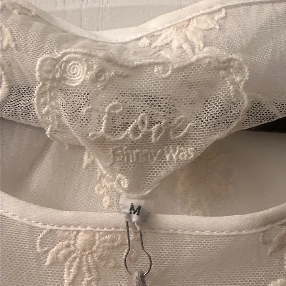 Johnny Was lace Blouse M - Picture 5 of 6